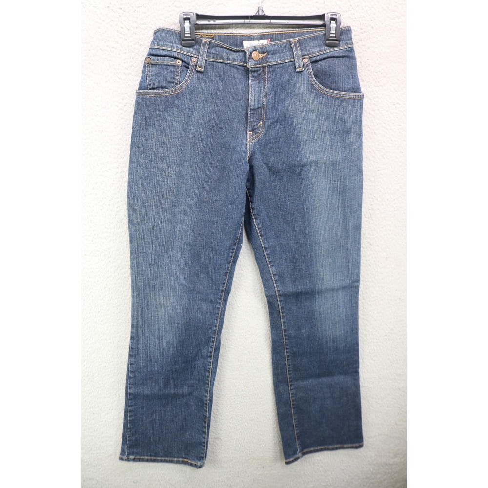 Levi's Women's Relaxed Bootcut Blue Denim Jeans-Size 10M-Stretch-Pockets